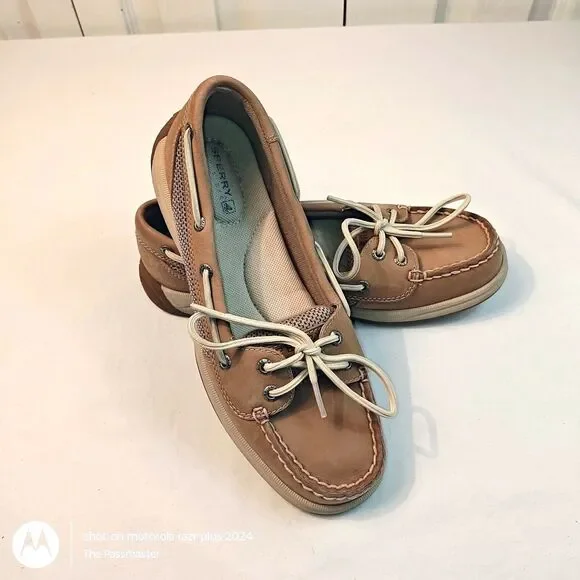 Sperry Women's Crest Vibe Sneaker - SeaCycled Collection With Recycled Cotton & Cork Footbed